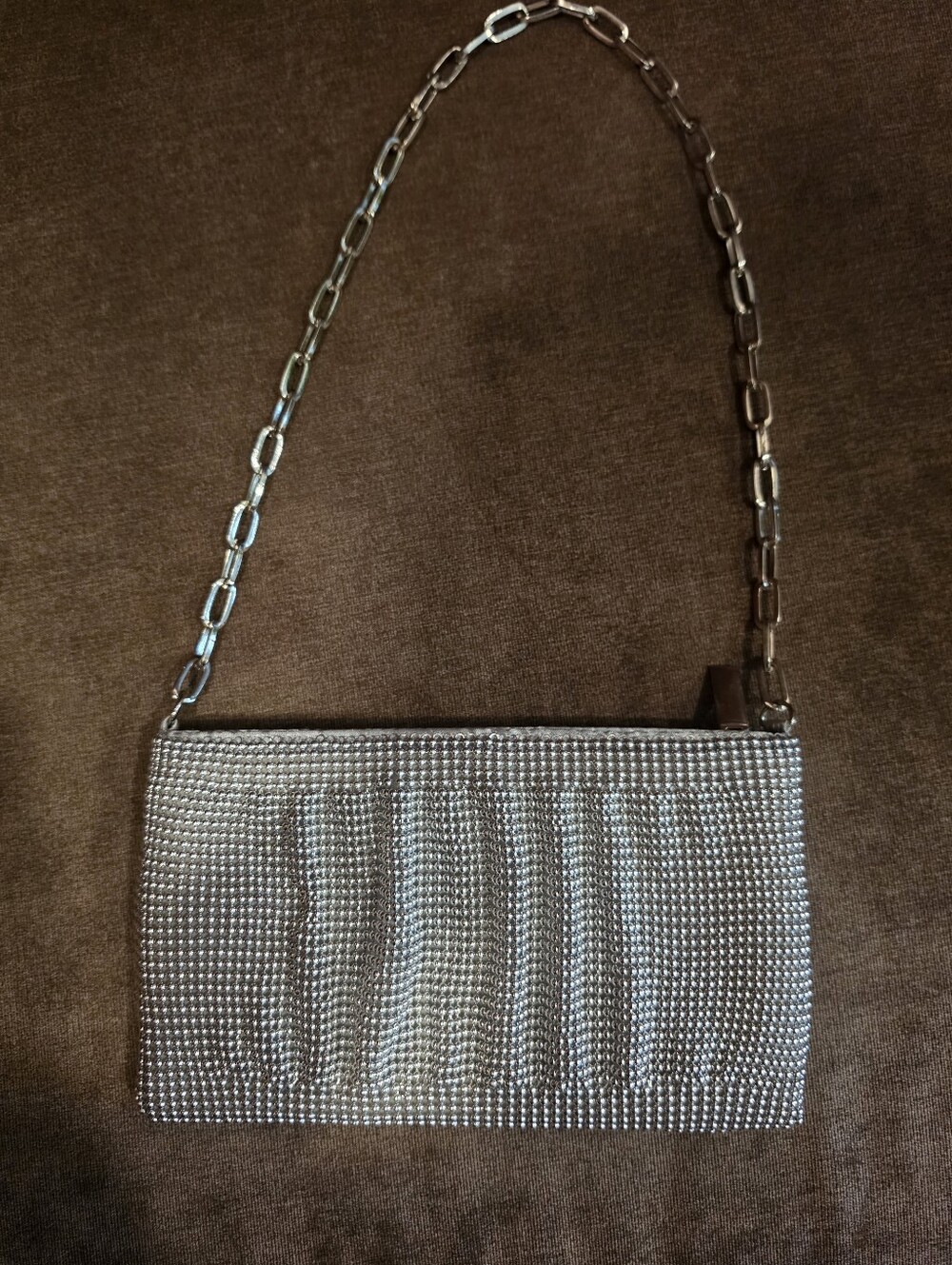 Evening Bag In Silver. - Picture 2 of 6